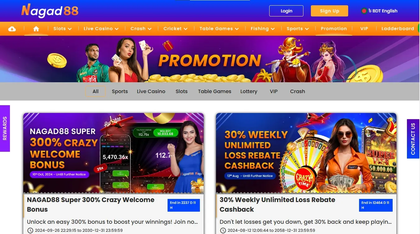 Nagad88Casino Promotion. English